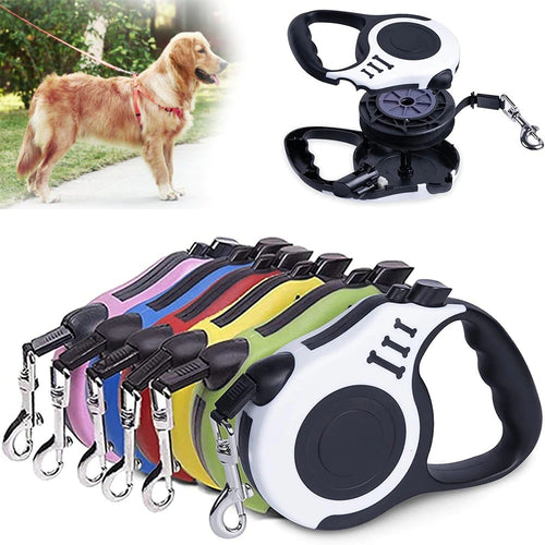 3M/5M Retractable Pet Leash – Freedom and Control!