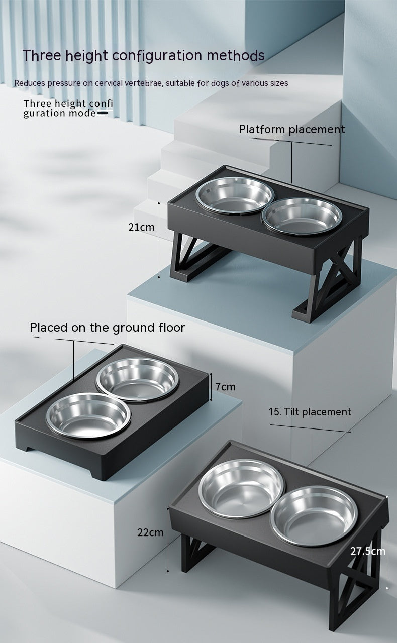 Adjustable Elevated Bowl – Better Digestion, Better Life for Pets